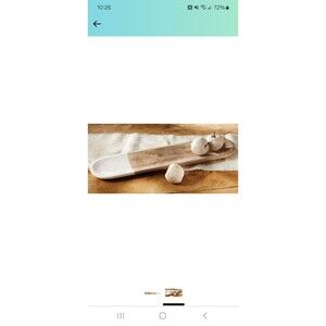 Paulownia Oval Wood Bowl